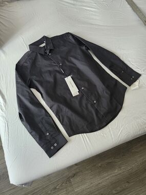 Calvin Klein Black Slim Fit Dress Shirt